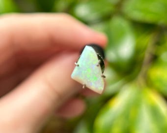 Lightning Ridge Opal Solid - 1,45 carati - Opale bianco con scintillii multicolori NO644