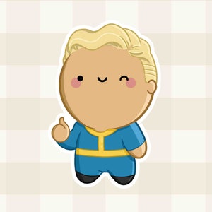 Vault Friend ~ Leuke handgemaakte vinylsticker | Gestanste sticker | Grappige decoratieve vinylsticker | Glanzend | Cadeau vriendje | Laptopsticker: