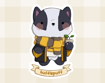 Wizard Badger ~ Cute Handmade Glossy Sticker | Adorable Wizard Sticker | Pop Culture Sticker | Hand Drawn Sticker | Sticker Set