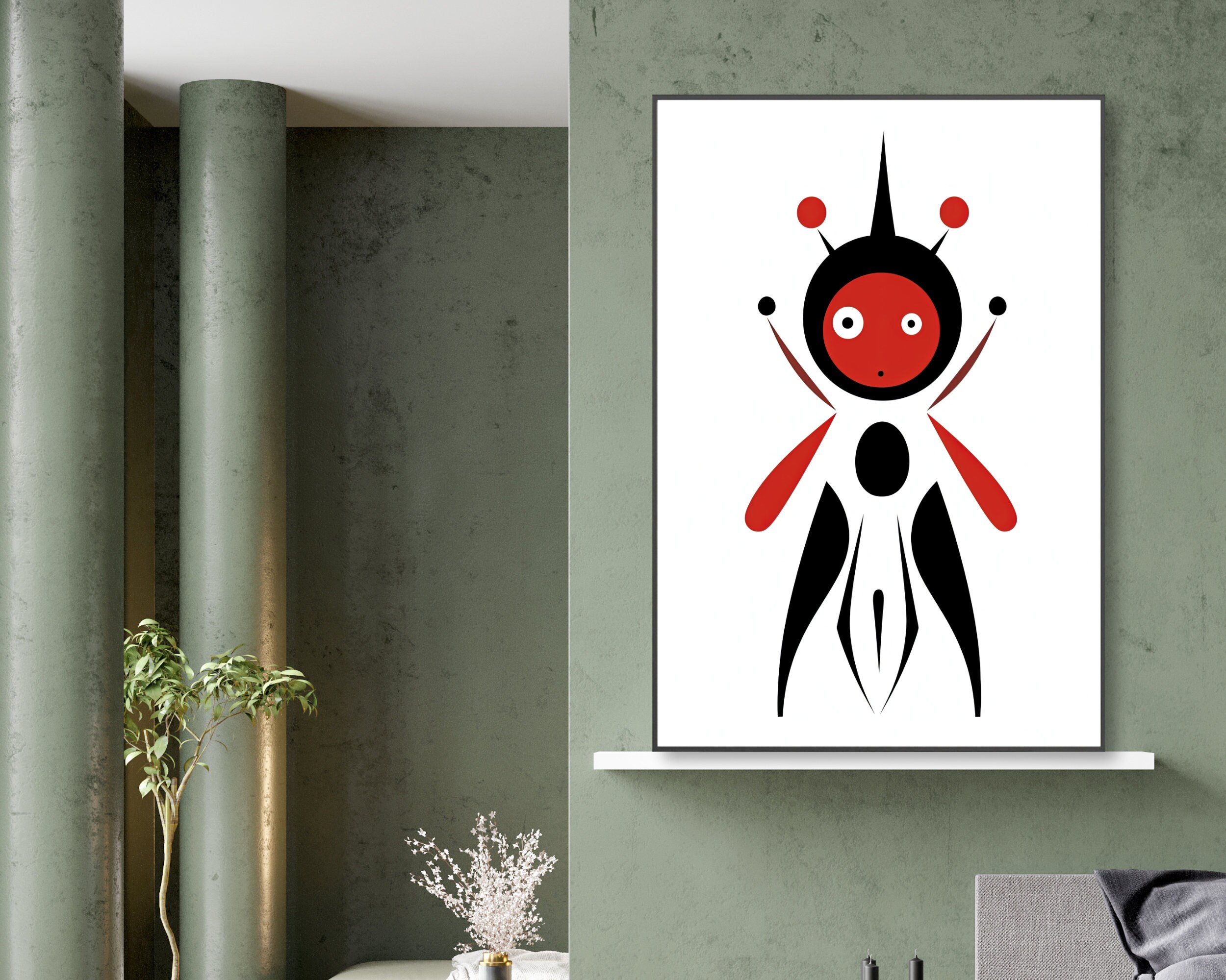 Miro Poster, Tribal Art, Joan Miro Art Print, Instant Digital Download ...