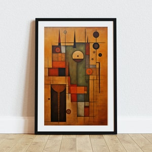 Paul Klee Art Print, Abstract Imagery Poster, Klee Inspired Printable Wall Art, Decor Gift Idea, Digital Download, Surrealism Wall Art