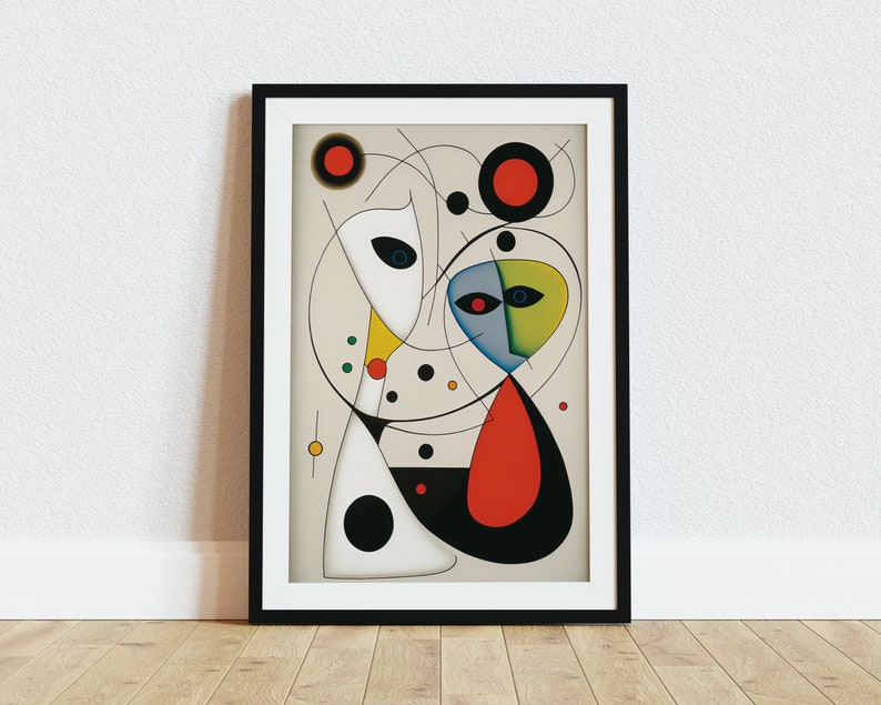 Joan Miro Art Print, Miro Poster, Miro Inspired Printable Wall Art ...