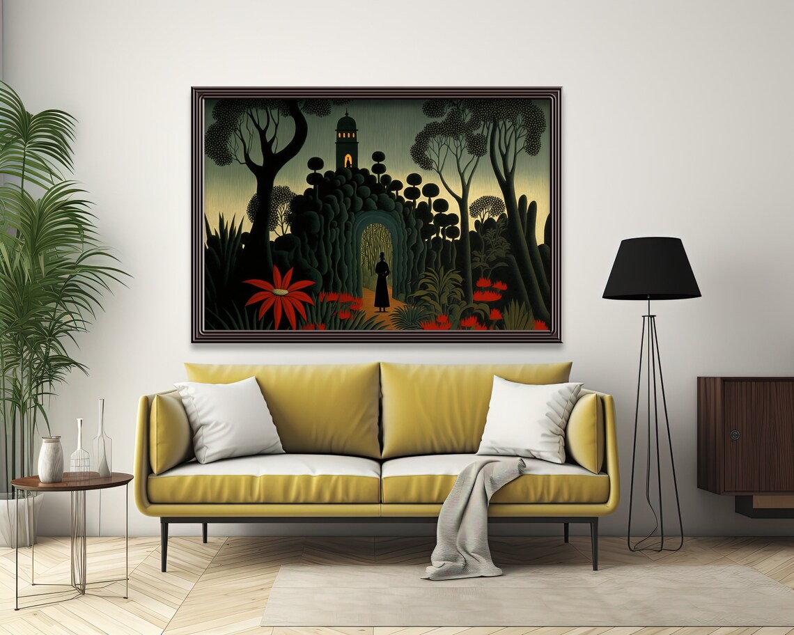 Henri Rousseau Art Print Rousseau Inspired Printable Wall - Etsy