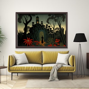 Henri Rousseau Art Print Rousseau Inspired Printable Wall - Etsy