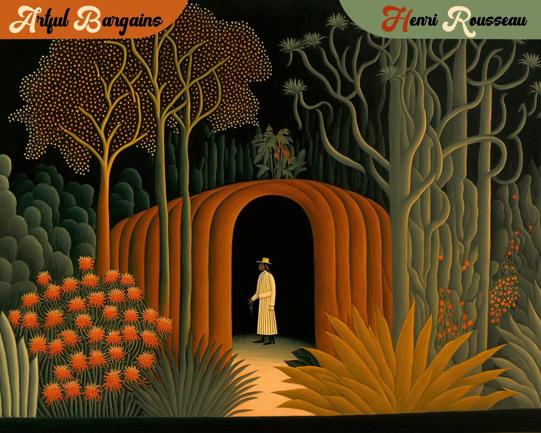 Henri Rousseau Art Print, Dreamy Wall Art, Rousseau Inspired Printable ...
