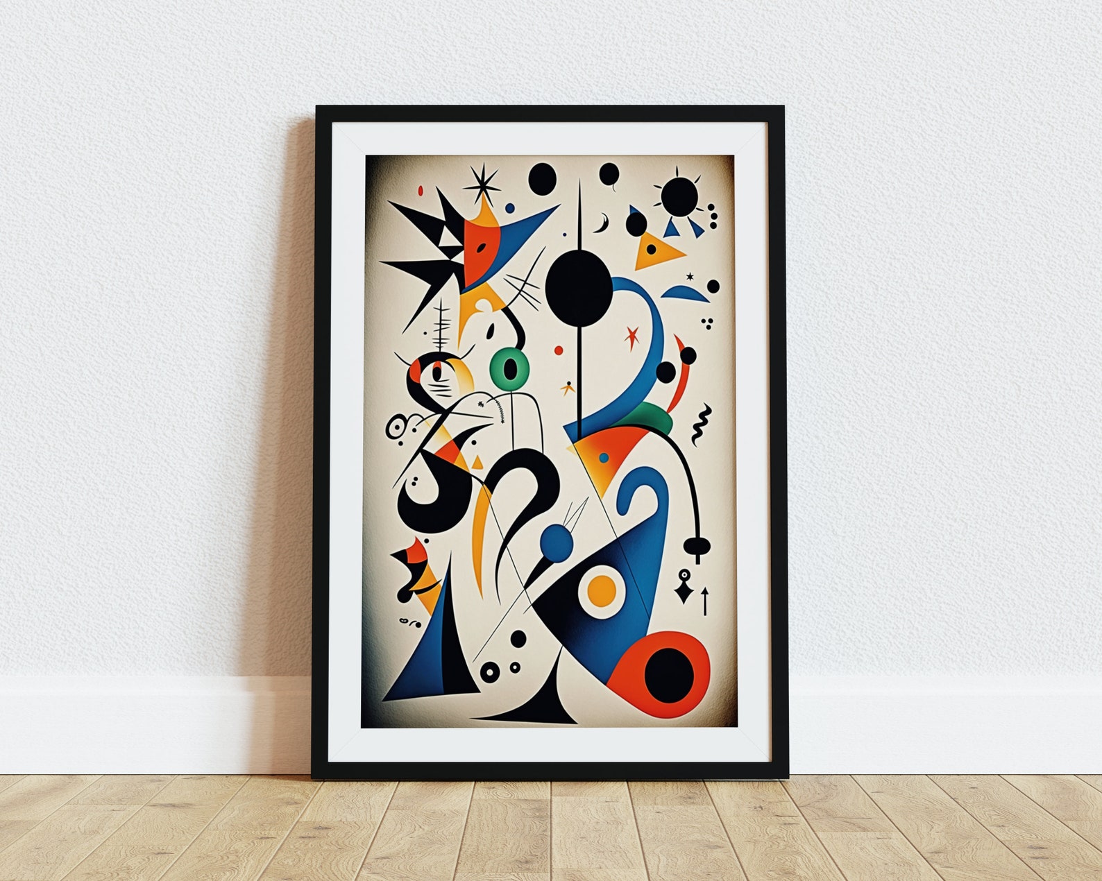 Joan Miro Art Print, Miro Inspired Printable Wall Art, Miro Poster ...
