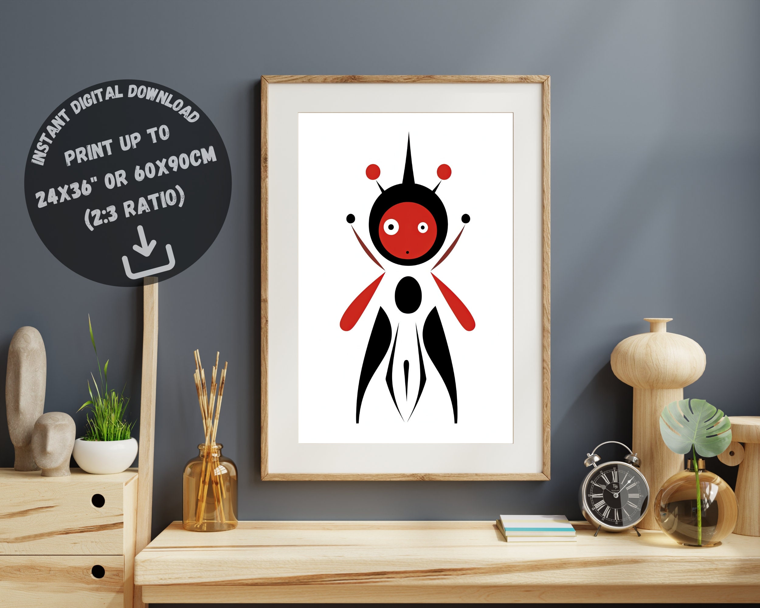 Miro Poster, Tribal Art, Joan Miro Art Print, Instant Digital Download ...