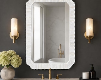 IKEA YPPERLIG White Metal Wall Mirror Design by HAY From 2017 - Etsy