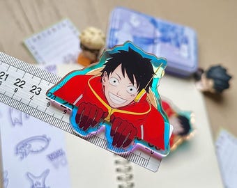 Anime and games rainbow acrylic clips for snacks, paper and decor, bag sealer, gift