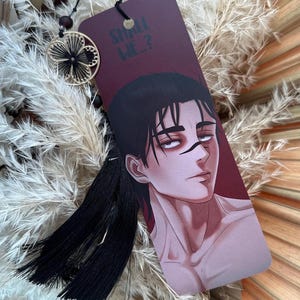 Anime bookmarks, double side print bookmarks, anime artprints 2024, matte anime bookmarks with tassel