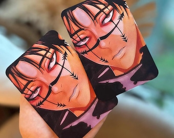Lámina de arte anime mate: Obra de arte tradicional (tamaño A7)