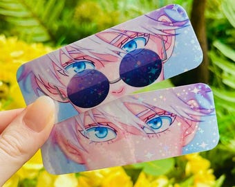 Anime Eyes Sticker: Iconic Character, Transparent or Holo, Waterproof