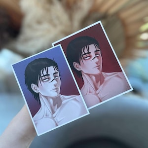 Anime stickers matte or glossy waterproof anime decals
