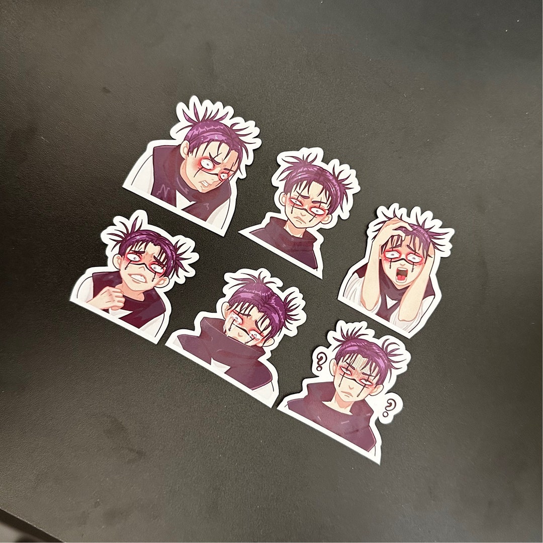 Full Gloss Opaque Stickers, Anime Sticker Pack, Holographic Stickers
