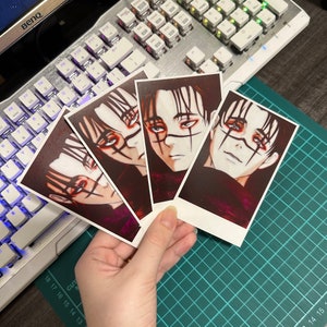 Autocollant opaque ou transparent brillant, autocollants holographiques, autocollants imperméables, autocollants anime