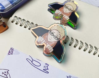 Anime and games rainbow acrylic clips for snacks, paper and decor, bag sealer, gift