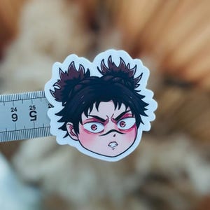Cute chibi anime characters sticker pack,  matte stickers waterproof