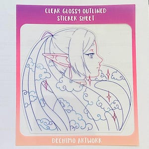 Full Gloss vinyl transparent stickers, holographic stickers, phone water bottles and cars decal