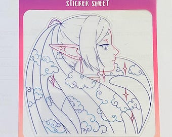 Full Gloss vinyl transparent stickers, phone water bottles and cars decal