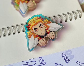 Anime and games rainbow acrylic clips for snacks, paper and decor, bag sealer, gift