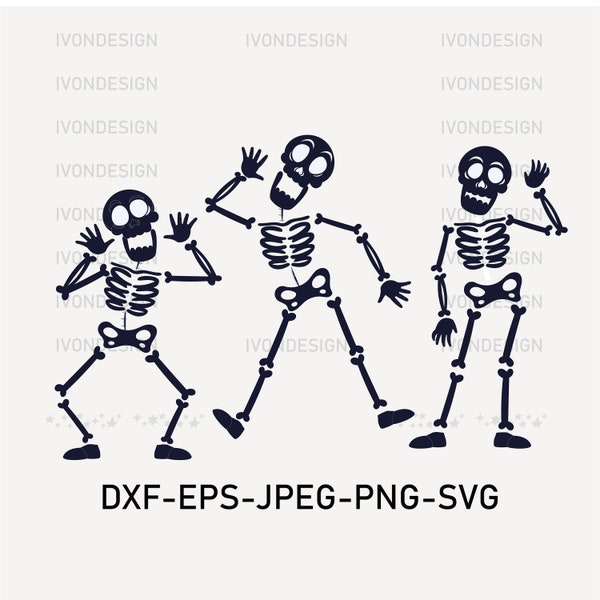Dancing Skeleton svg | Dancing Skeleton | Dancing Skeletons svg | Dabbing Skeleton svg | Skeleton Dance svg | INSTANT DOWNLOAD
