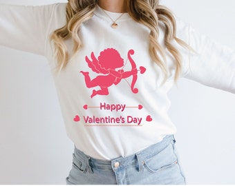 Happy Valentines Day SVG, Valentines Day Svg, Valentines Shirt Svg, Valentines cut file, Heart Svg, Valentines Heart svg, Instant Download