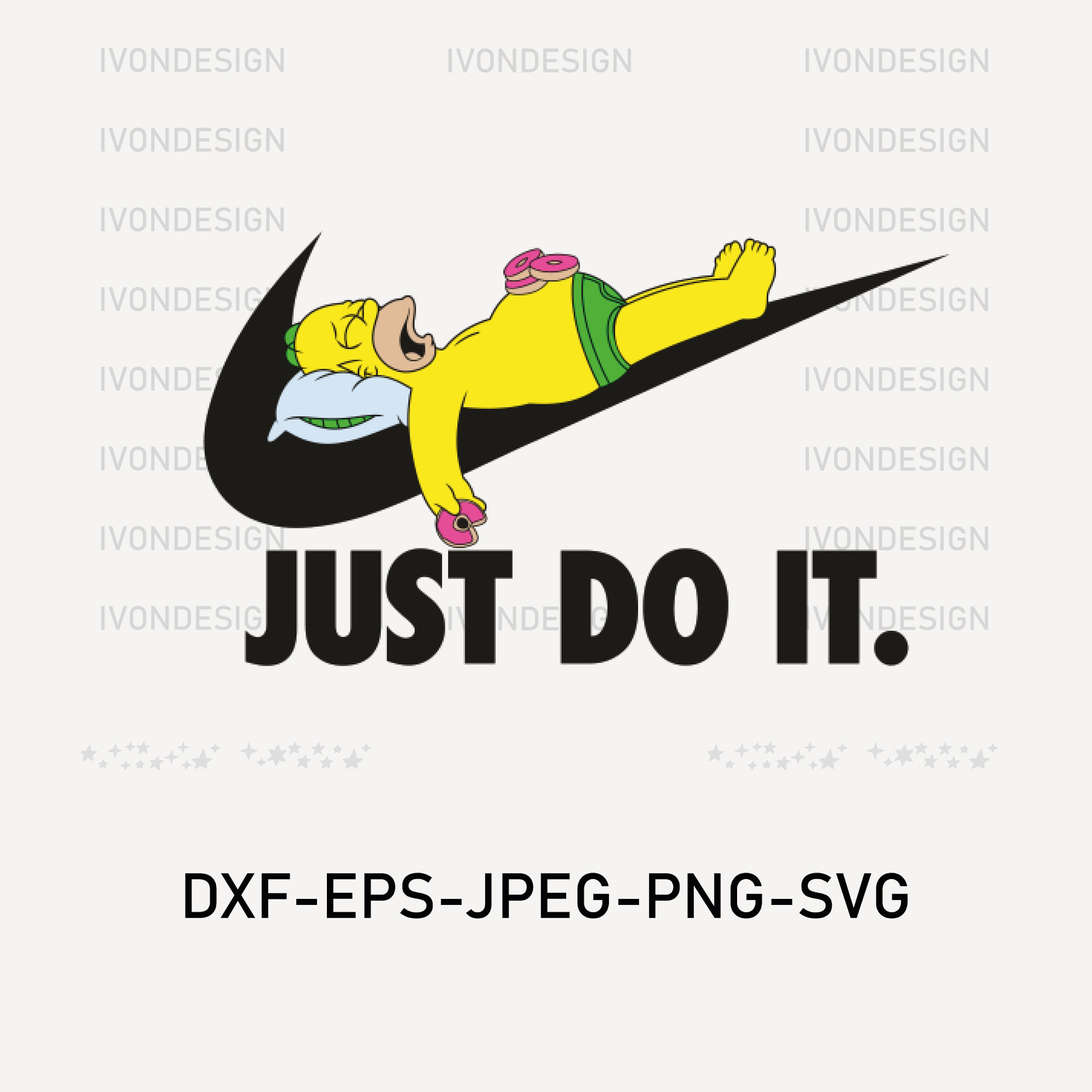 Nike Simpson Swoosh Svg Png online in USA