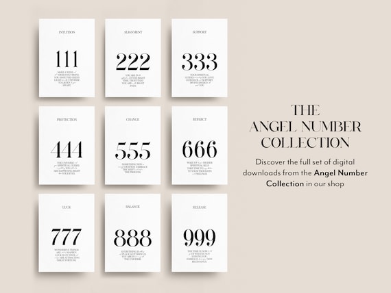 333 Angel Number -support, Digital Download, Angel Number Poster