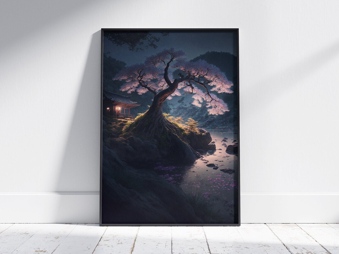 Japanese Wall Art Japanese Style Art Print Japanese Nature Art Poster