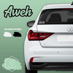 SA Slang Vinyl Stickers: Funny South African Car & Laptop Decals Aweh