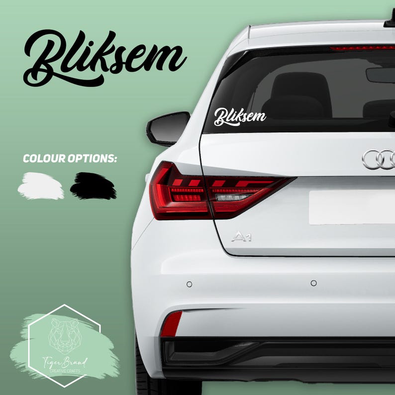 SA Slang Vinyl Stickers: Funny South African Car & Laptop Decals Bliksem