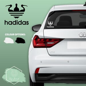 SA Slang Vinyl Stickers: Funny South African Car & Laptop Decals Hadidas