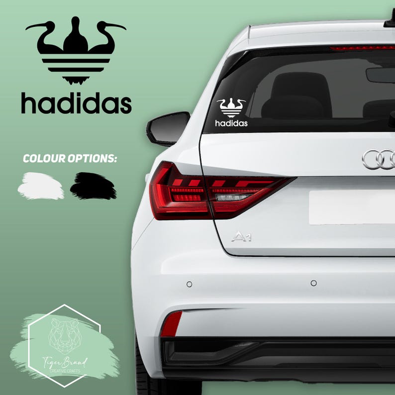 SA Slang Vinyl Stickers: Funny South African Car & Laptop Decals Hadidas