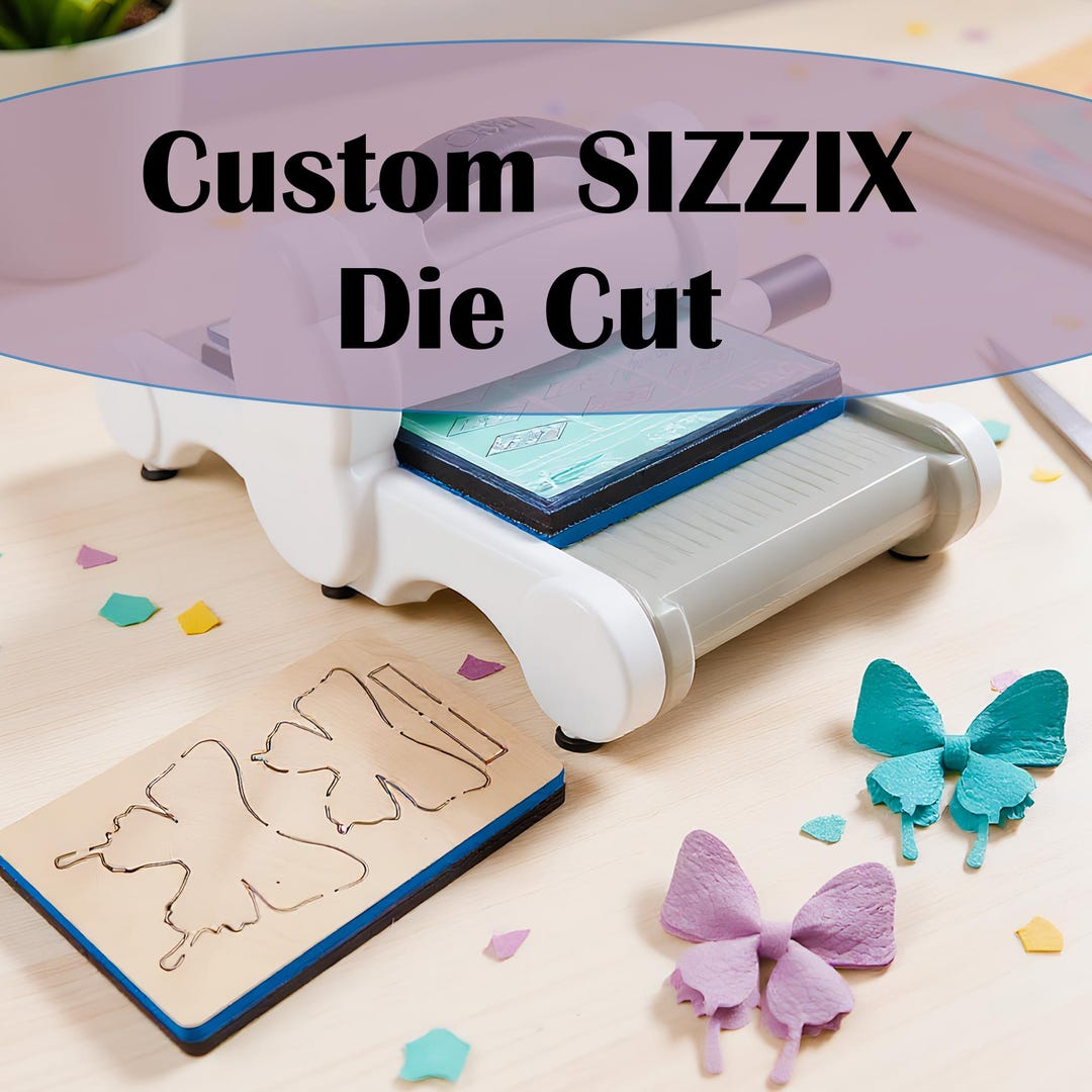 Custom Sizzix Compatible Steel Rule Die, Scrapbook Paper Cutters