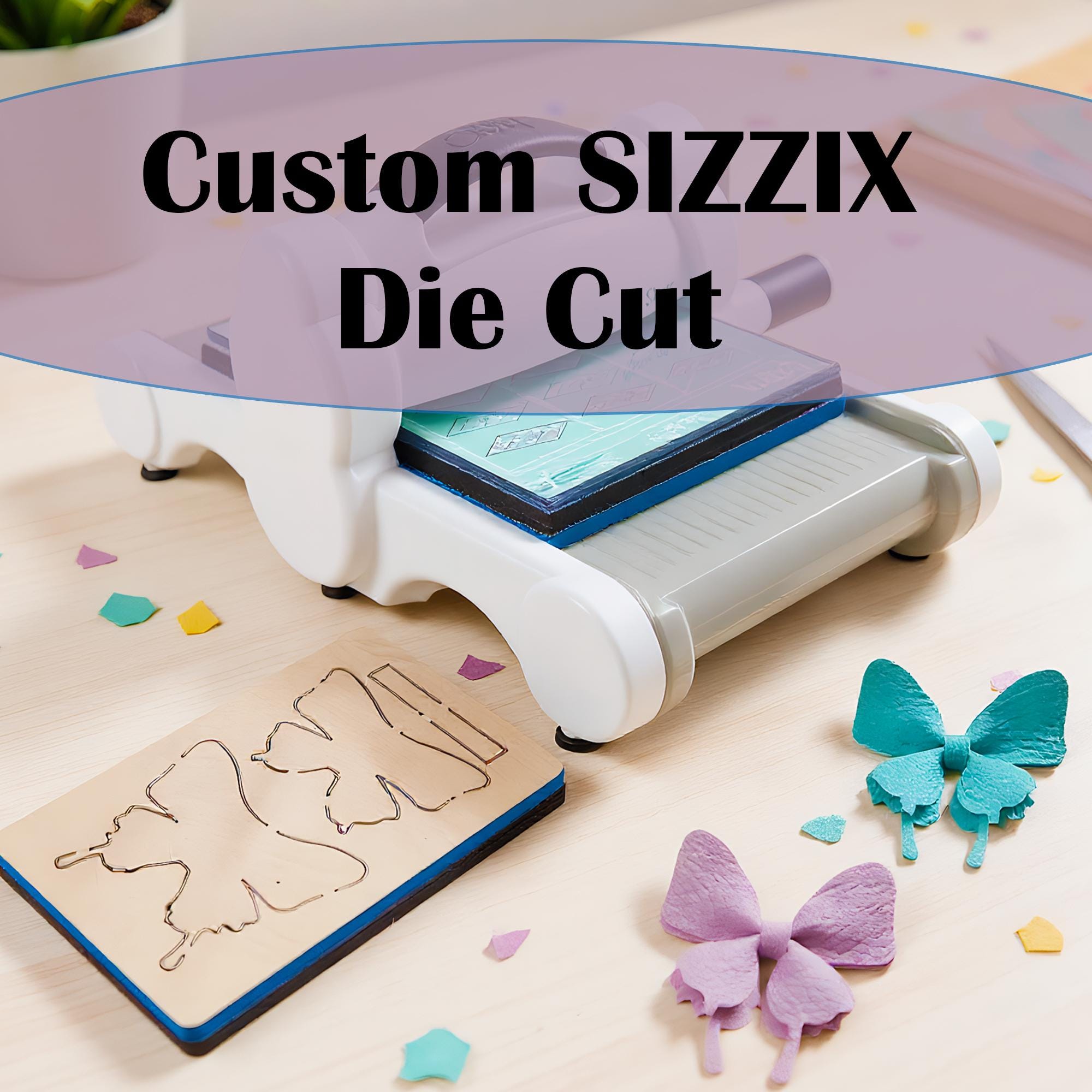 Custom Sizzix Compatible Steel Rule Die, Scrapbook Paper Cutters