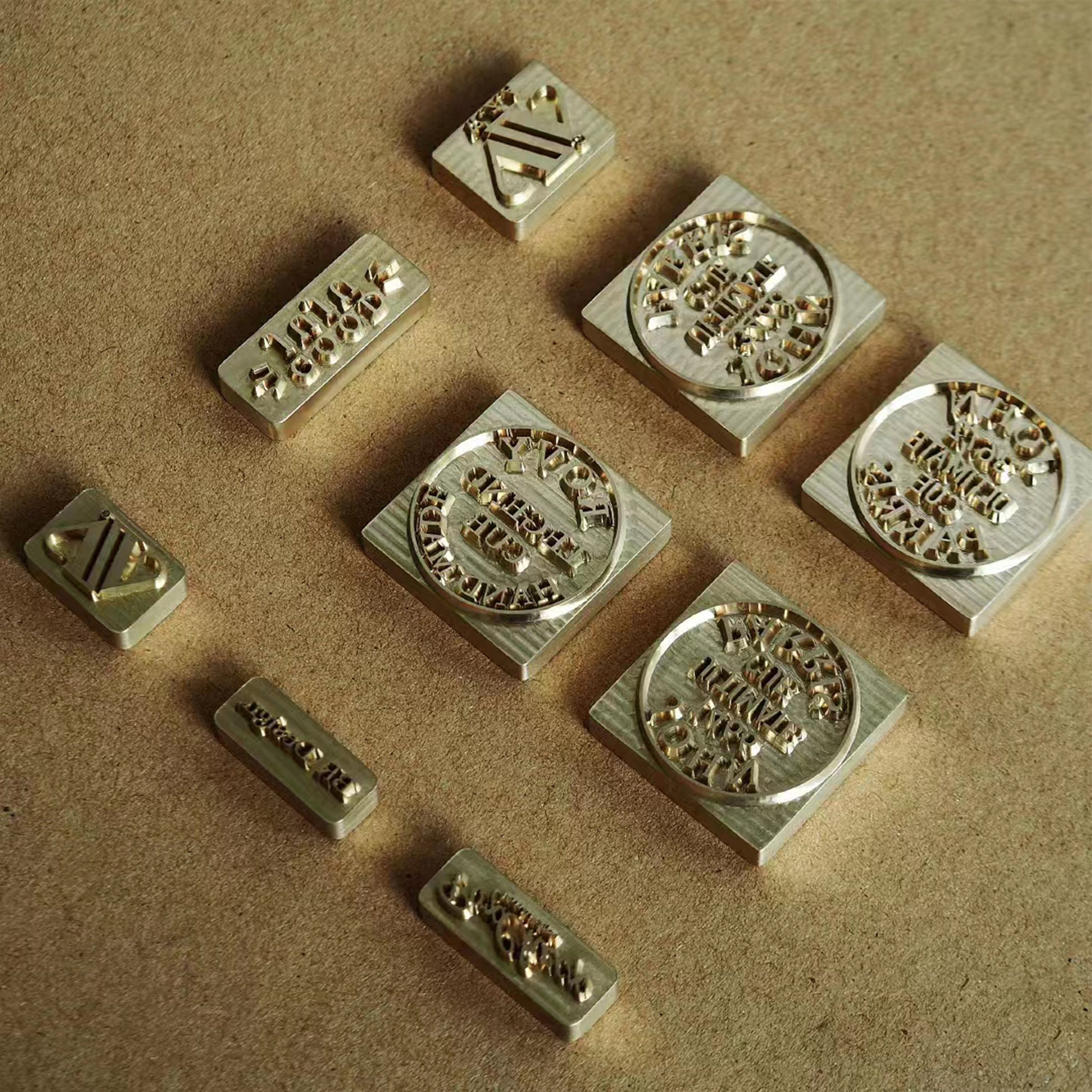 Custom Leather Stamp, Personalized Brass Leather Stamp, Hot Foil Stamp, Leather Logo Iron Stamp, Leathercraft Tools, Leather Embossed Stamp