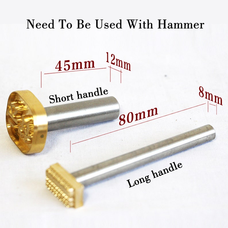 Personalized Leather Stamping Tool for Hot Stamping and Embossing