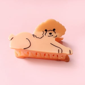 Dog Pet Animal creative cute hair claw clip/ Large hair claw/ Gift for her/ 1 piece