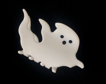 Halloween Ghost fun cute hair claw clip/ Large hair claw/ Gift for her/ 1 piece