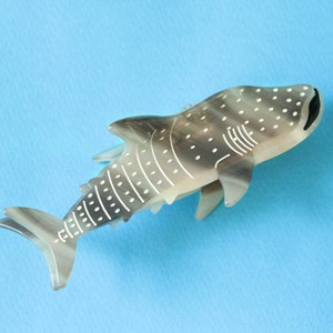 Shark ocean sea creature fun creative cute hair claw clip matt/ Large hair claw/ Gift for her/ 1 piece /Mother's day gift image 6