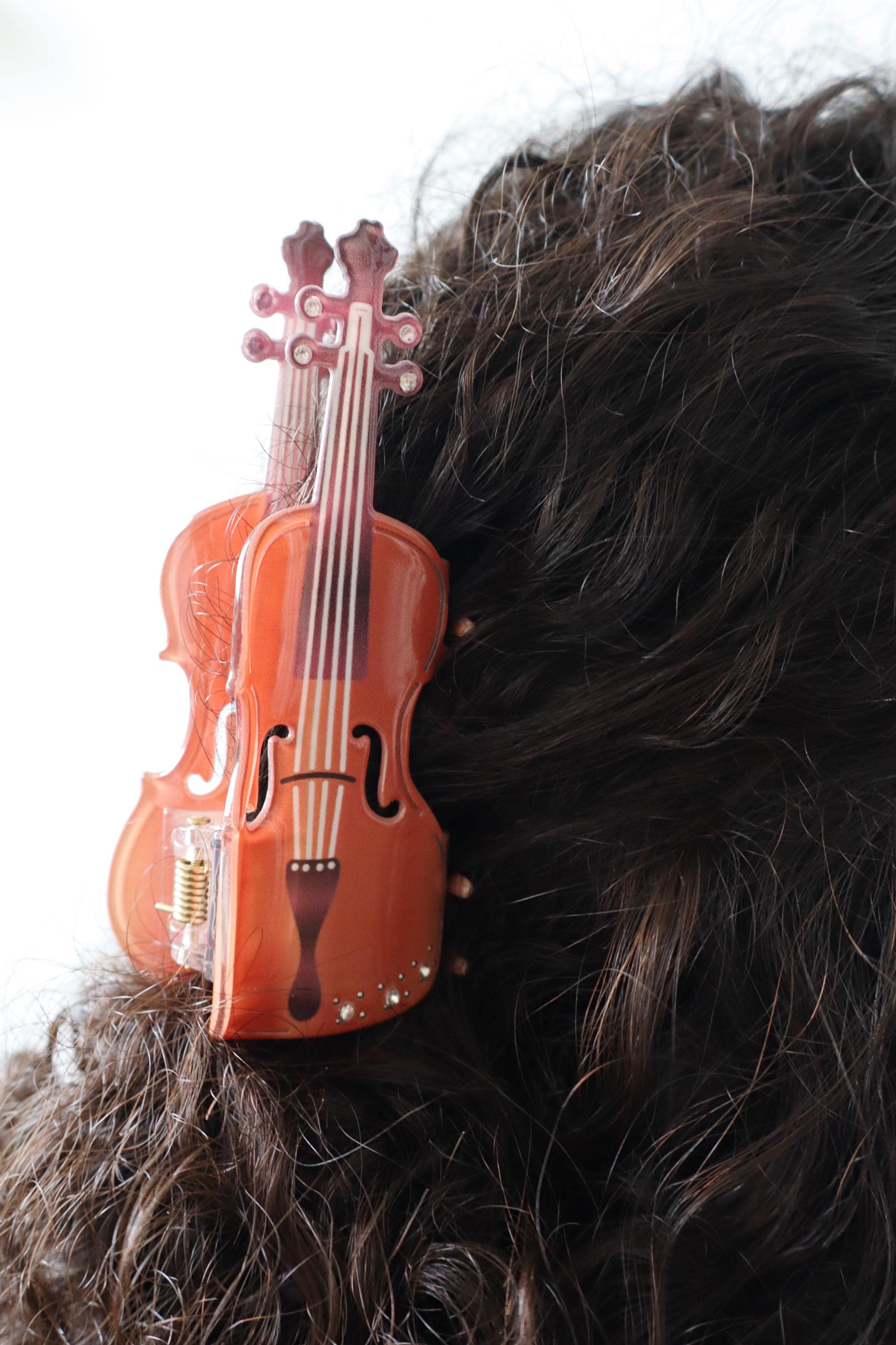 Violin hair clip - Etsy 日本