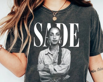 90s Vintage Sade Shirt, Sade Adu Unisex Tshirt, SADE Tour Crewneck Tshirt, Sade Pop Music Fan shirt, Gift for men women unisex tshirt