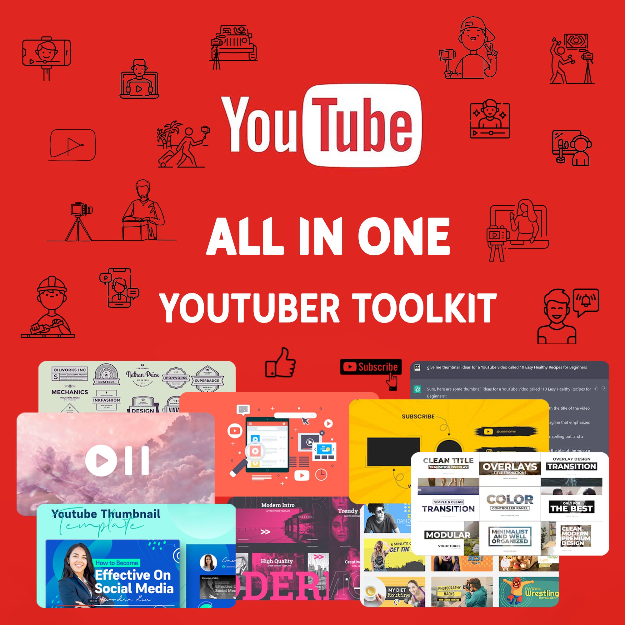 Youtube End Screen - Etsy