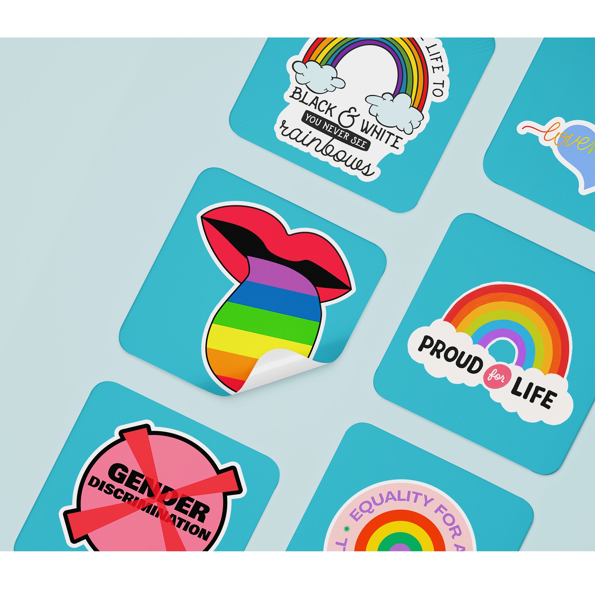 Pride Stickers Pride Month Gay Pride Gay Stickers LGBTQ Etsy