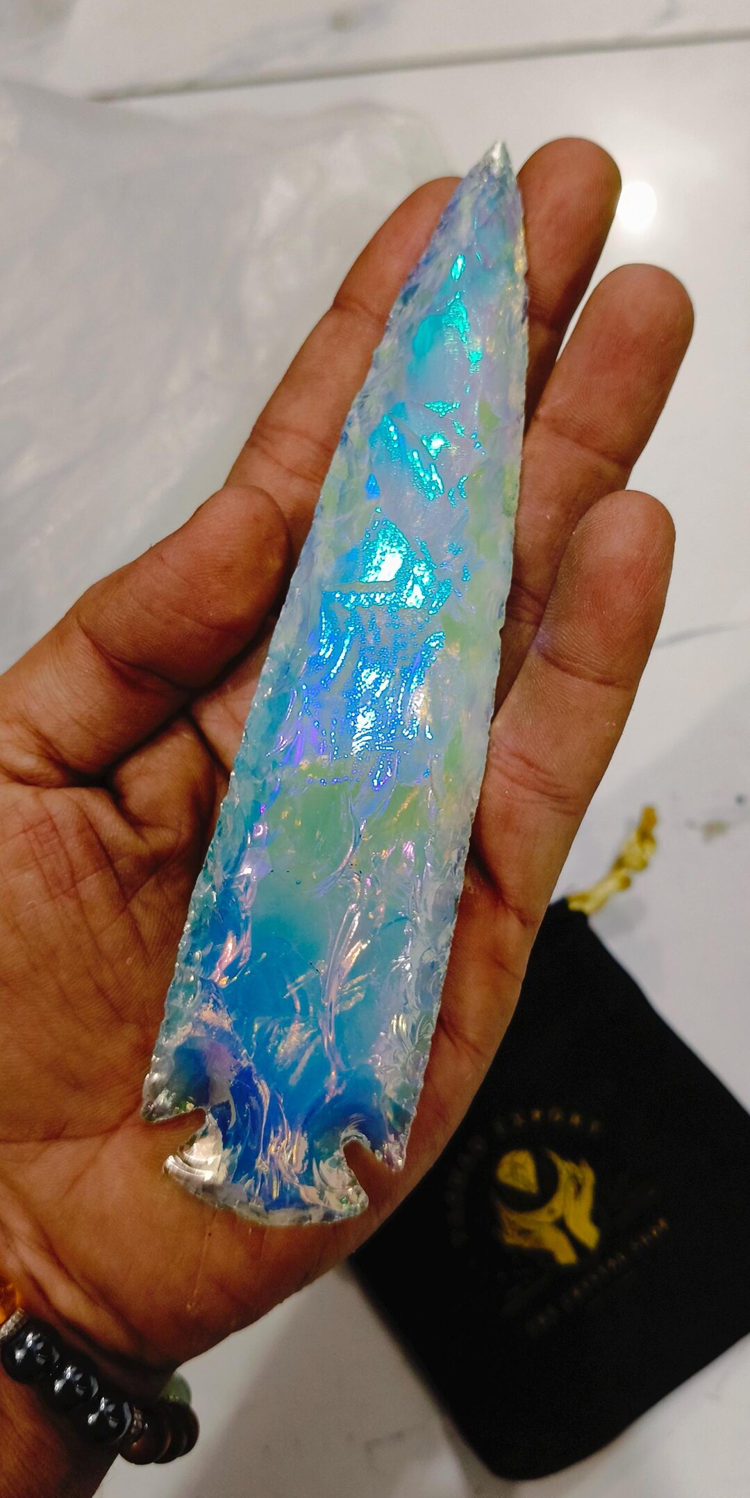 Angel Aura Opalite Arrowhead: 6