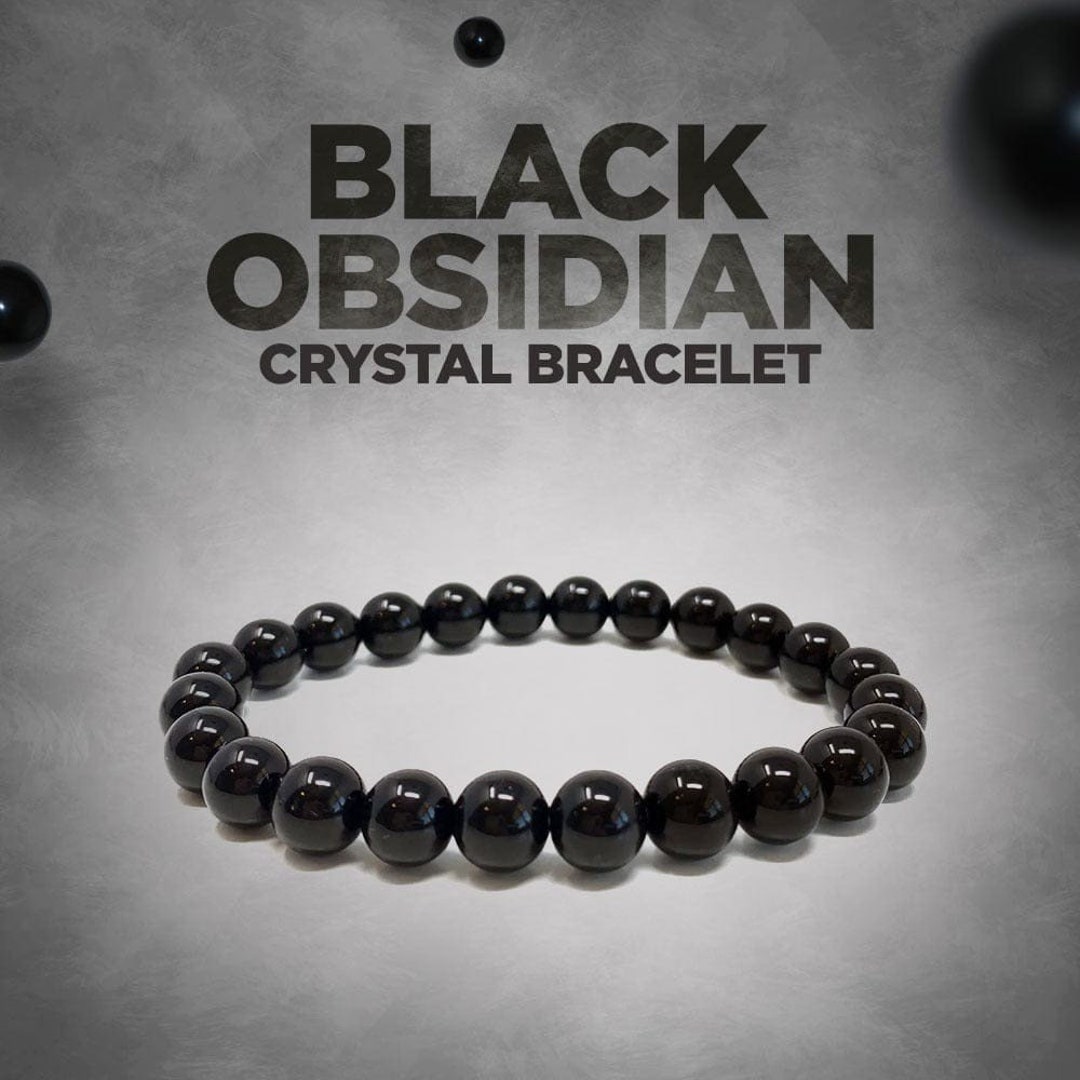 Wholesale White Rabbit Natural Crystal Bracelets Black Obsidian Stone Hand  Row For Women Men Gift Animal Zodiac Fashion Jewelry - AliExpress