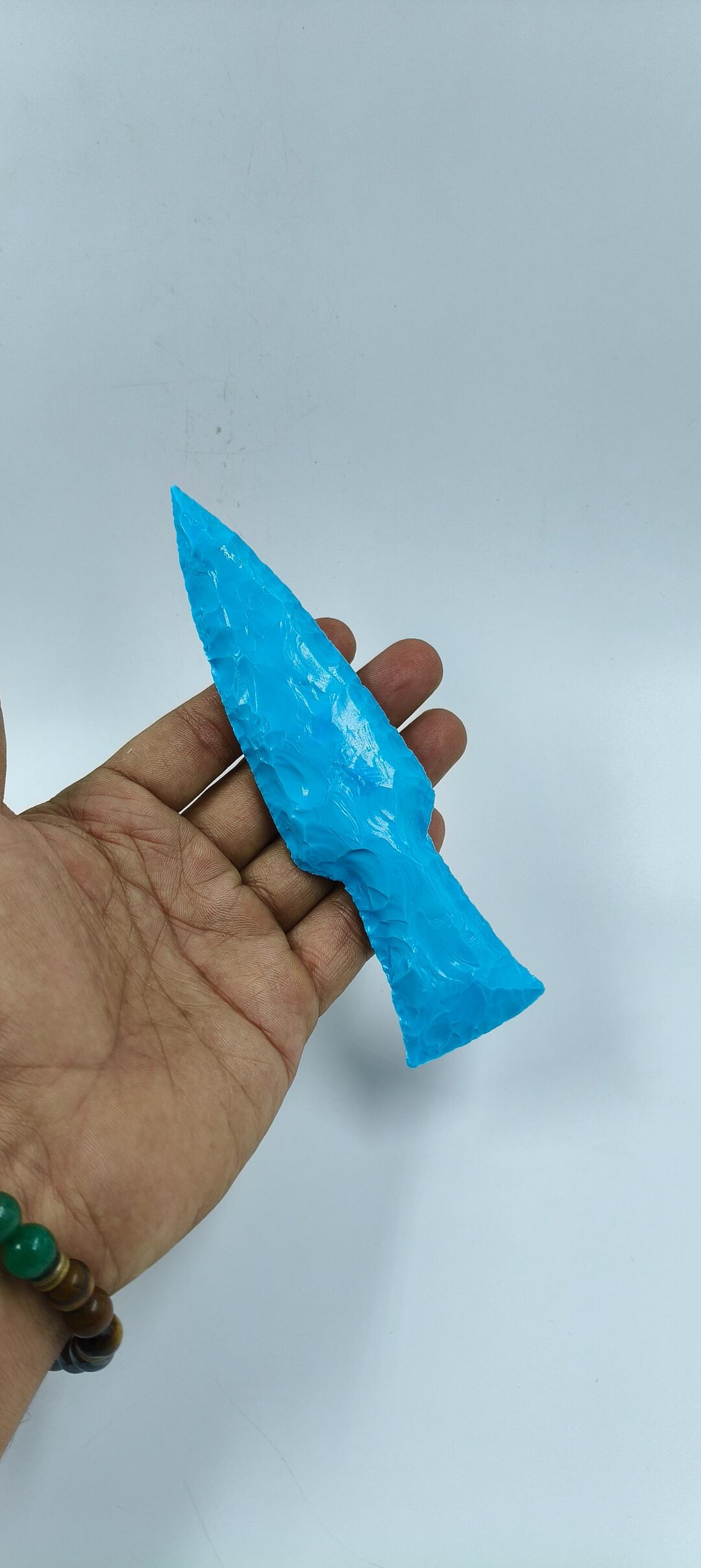 Turquoise Obsidian Spearhead 6