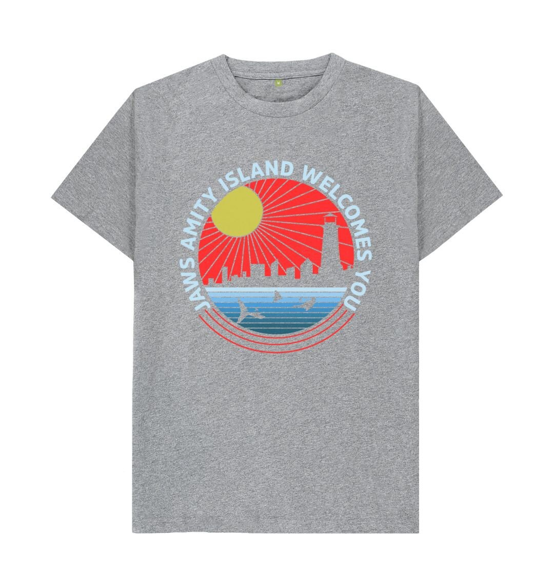 Jaws Amity Island Welcomes You Sustainable T Shirt Etsy