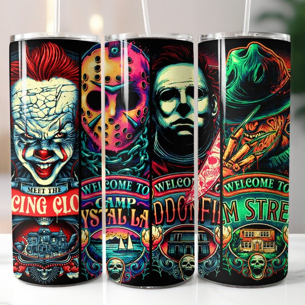 Horror villains   20oz tumbler