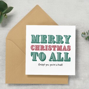 Lustige Weihnachtskarte | Frohe Weihnachten Witz | Vergnügte Erwachsene Feiertags-Gruß-Karte | Sarkastischer frecher Humor | Witz Weihnachtskarte | Für Sie/Ihn